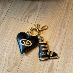 Goldbergh Black and Gold Key & Card Holder